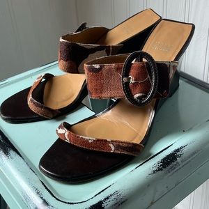 Stuart Weitzman wedge sandals 👡